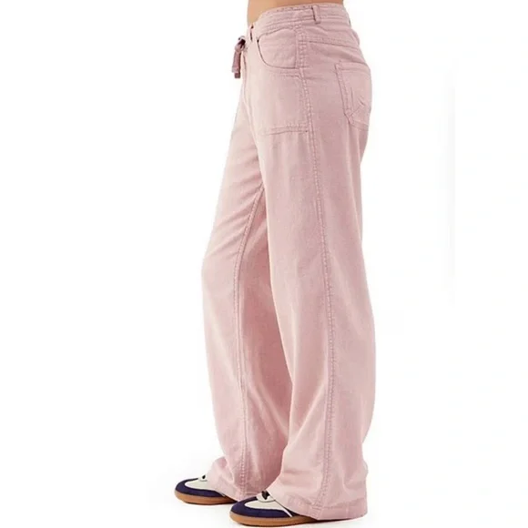 BDG Urban Outfitters Mid Rise Linen 5-Pocket Pants, Lilac, Xs - Picture 6 of 6